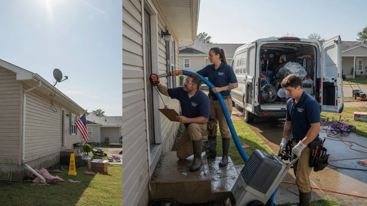 Ceiling Water Damage Restoration in Ramsey, IL near me